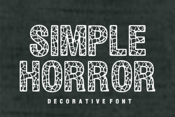 Cracked Stone Font - Preview 2