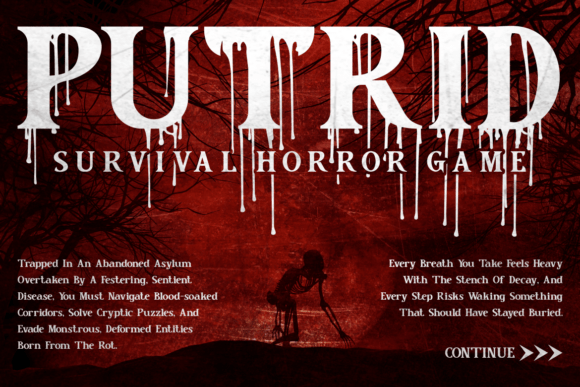 Crimson Horror Font - Preview 1