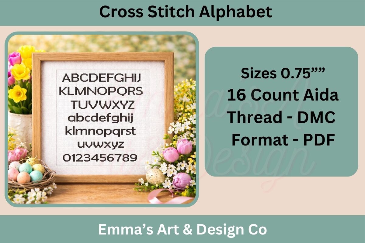 Cross Stitch Alphabet Pattern