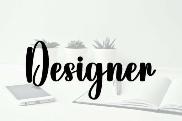 Decorative Font PNG with transparent background - Preview 1