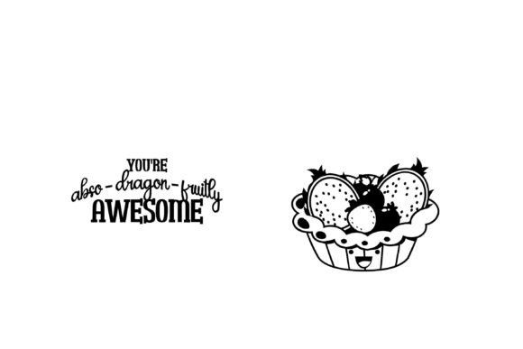 Dragon Fruit Dingbats Font PNG with transparent background - Preview 3