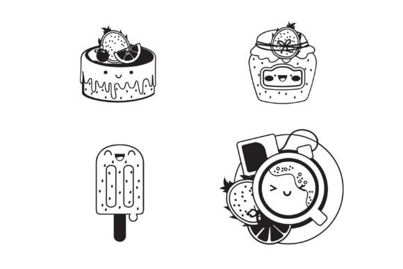 Dragon Fruit Dingbats Font PNG with transparent background - Preview 5
