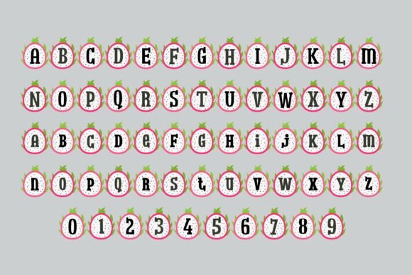 Dragon Fruit Font - Preview 2