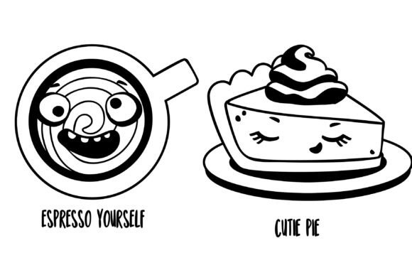 Espresso Yourself Crumbs Dingbats Font - Preview 3