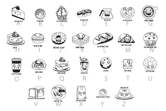 Espresso Yourself Crumbs Dingbats Font - Preview 5