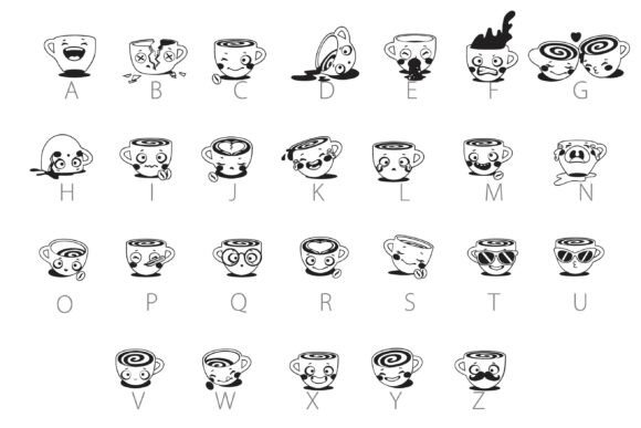 Espresso Yourself Dingbats Font - Preview 1