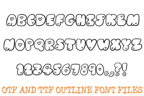 Fat Love Font - Preview 1