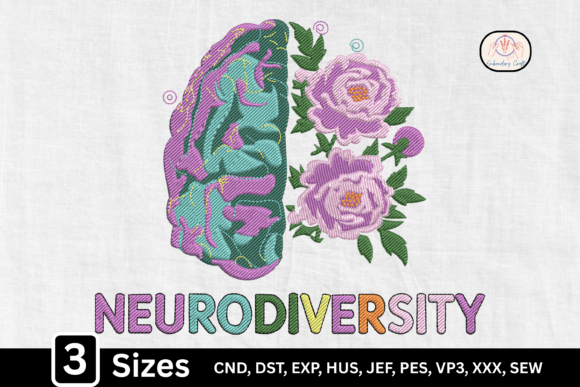 Floral Brain Neurodiversity