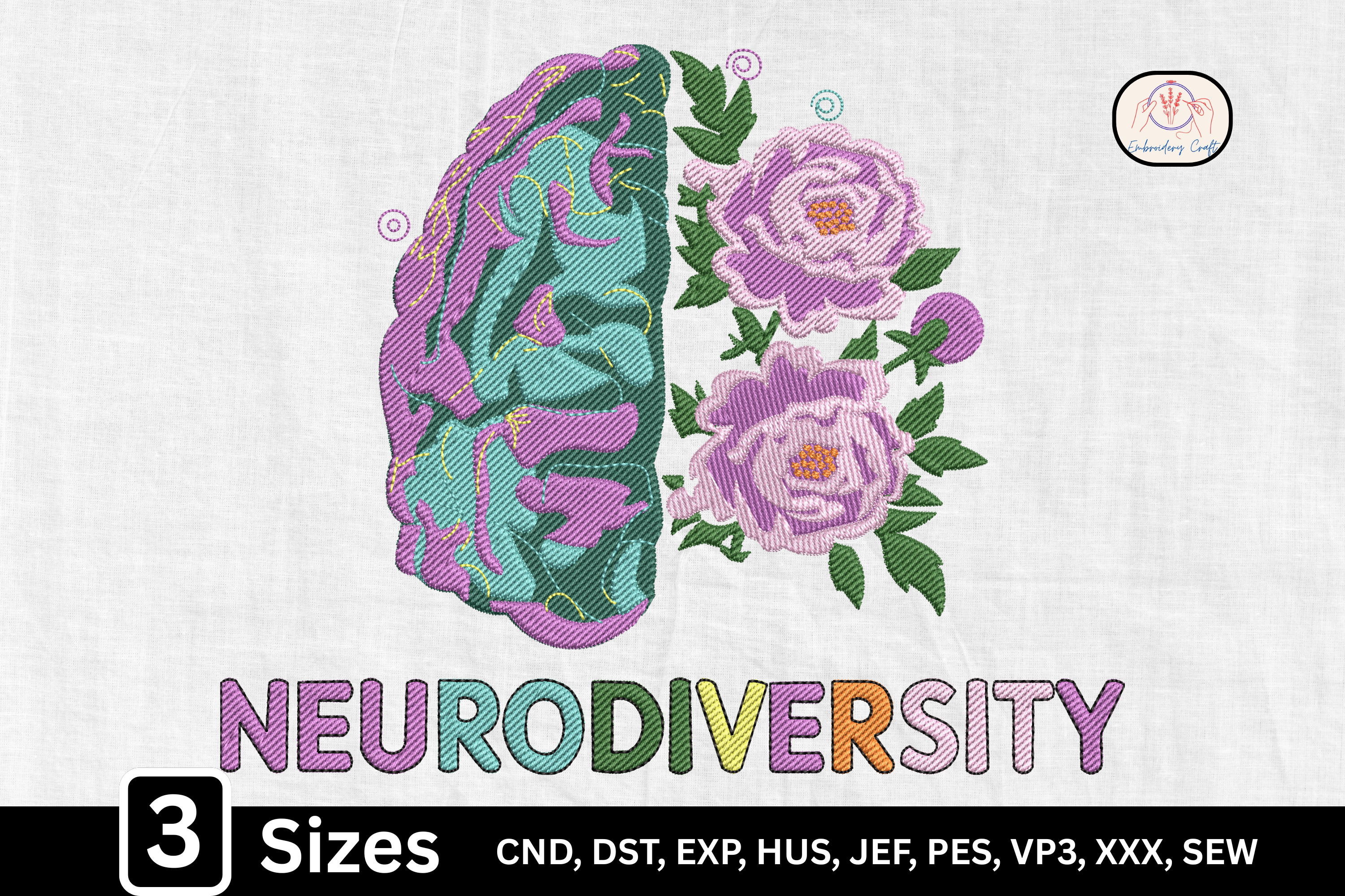 Floral Brain Neurodiversity