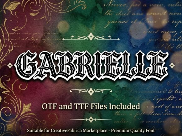 Gabrielle Font - Preview 2