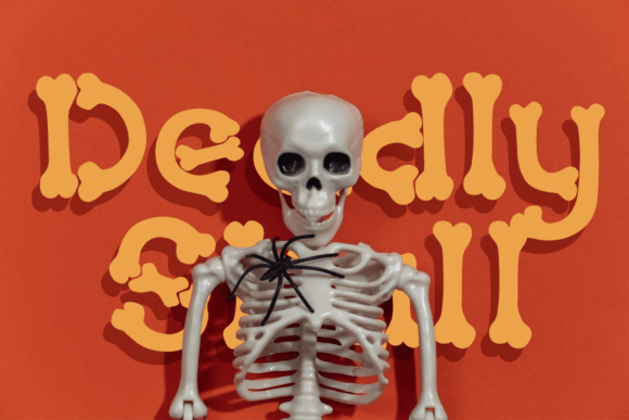Halloween Bones Font - Preview 2