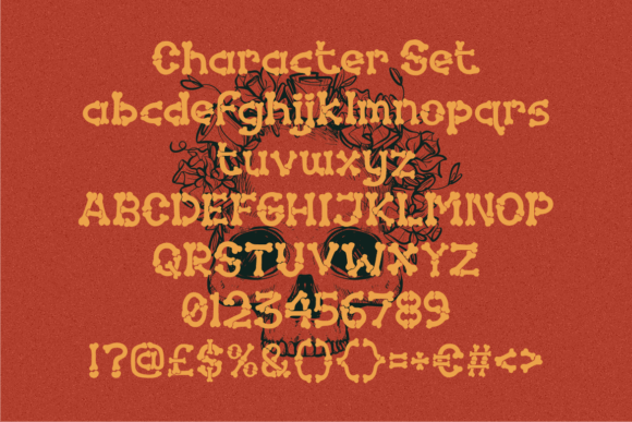 Halloween Bones Font - Preview 4