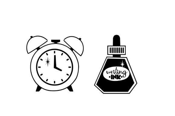 Happy Hues School Dingbats Font PNG with transparent background - Preview 5