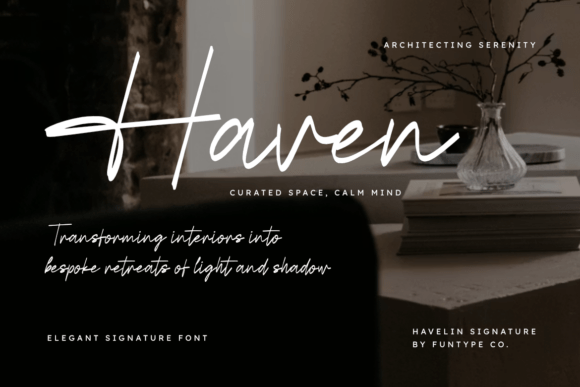 Havelin Signature Font - Preview 4