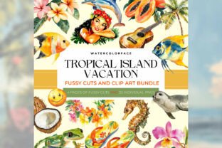 Hawaiian Junk Journal BUNDLE, 100 Pages Graphic by WatercolorFace ...