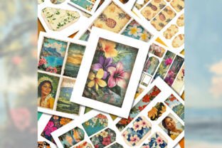 Hawaiian Junk Journal BUNDLE, 100 Pages Graphic by WatercolorFace ...