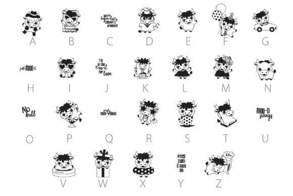 Highland and Happy Dingbats Font PNG with transparent background - Preview 1