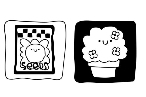 Iconic Garden Dingbats Font PNG with transparent background - Preview 3