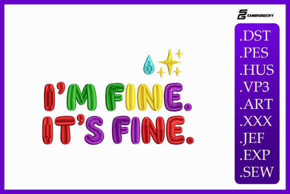 I’m Fine Inspirational Quote