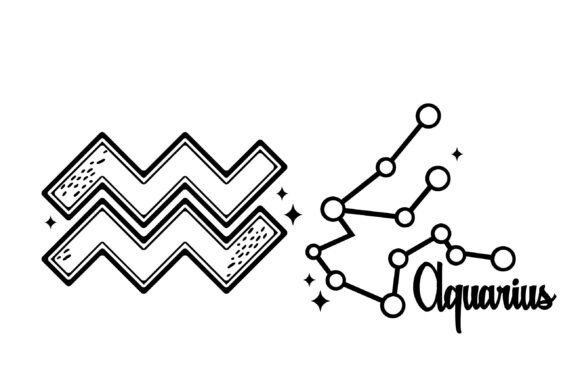 In the Stars Constellations Dingbats Font PNG with transparent background - Preview 3