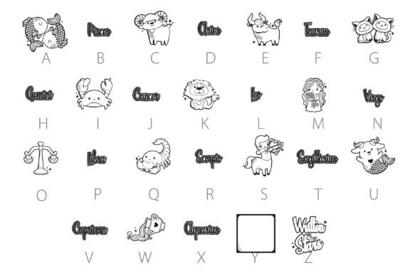 In the Stars Dingbats Font - Preview 1