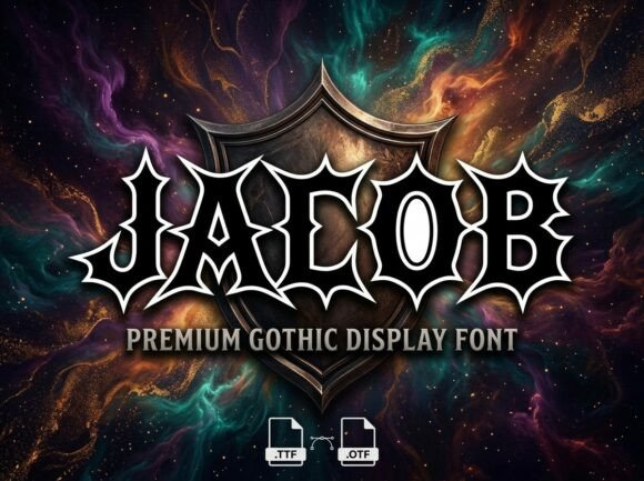 Jacob Font PNG with transparent background - Preview 2