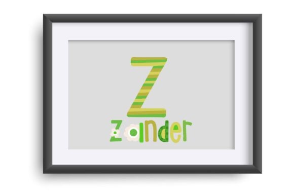 Lime Blossom Font PNG with transparent background - Preview 3