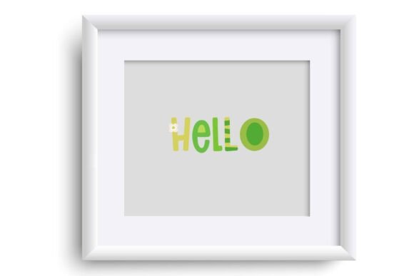 Lime Blossom Font PNG with transparent background - Preview 4