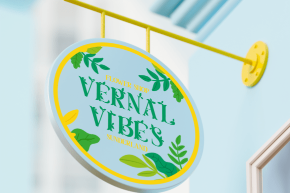 Lush Garden Font PNG with transparent background - Preview 4