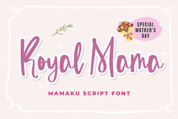 Mamaku Font PNG with transparent background - Preview 6