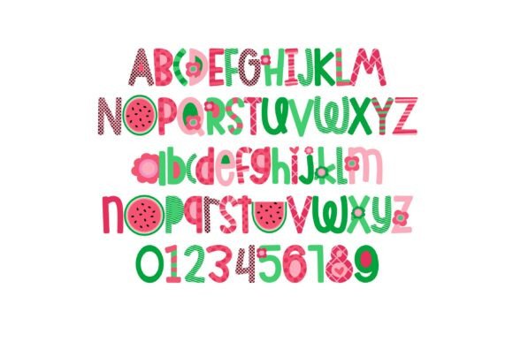 Melon Precious Font PNG with transparent background - Preview 1