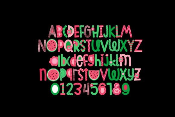 Melon Precious Font PNG with transparent background - Preview 2