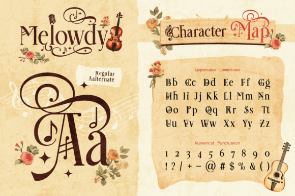 Melowdy Font font preview - 1