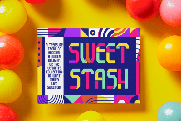 Paint Burst Font PNG with transparent background - Preview 3