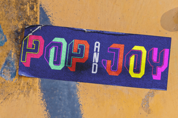 Paint Burst Font PNG with transparent background - Preview 6