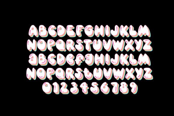Pastel Days Font PNG with transparent background - Preview 2