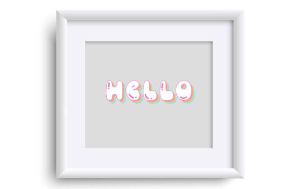 Pastel Days Font PNG with transparent background - Preview 4