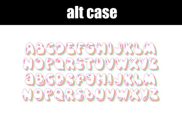 Pastel Days Font PNG with transparent background - Preview 6