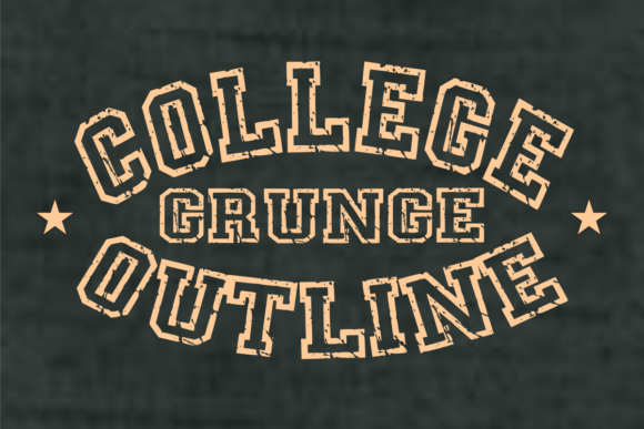 Rough Jersey Font font preview - 1