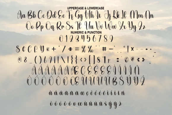 Simple Nativity Font PNG with transparent background - Preview 6