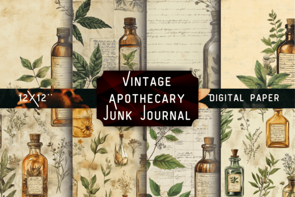 Vintage Apothecary Junk Journal
