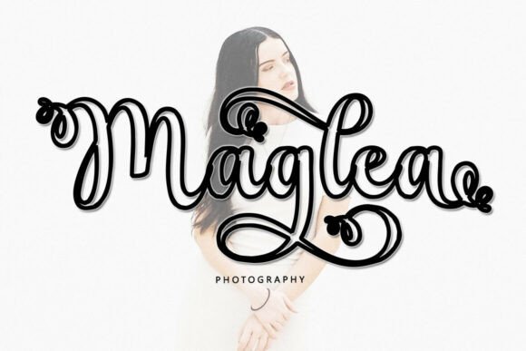 Baby Kayla Outline Font - Preview 3