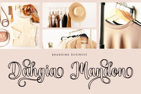 Baby Monday Outline Font PNG with transparent background - Preview 3
