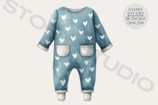 Blue Baby Nursery Clipart Bundle Graphic by Story Studio · Creative Fabrica