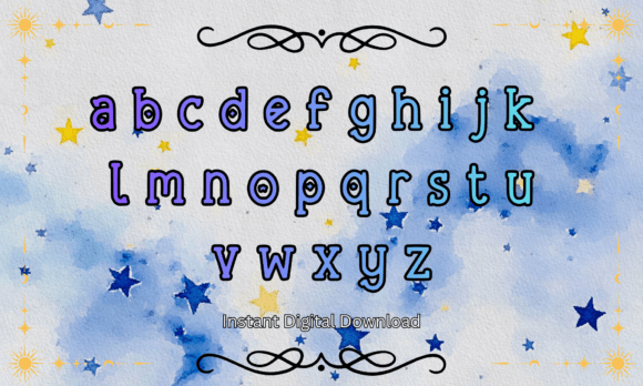 Celestial Star Font - Preview 2