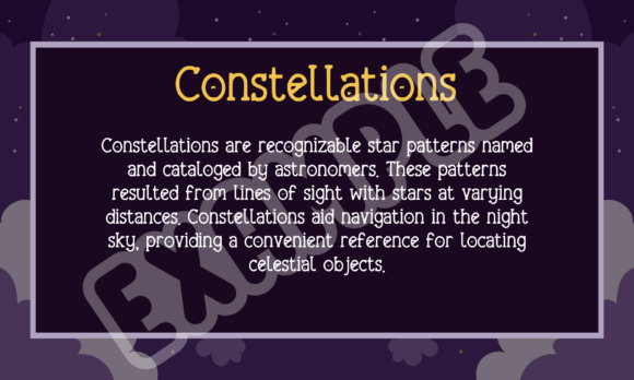 Celestial Star Font - Preview 6