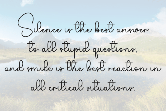 Cherry Starbursh Font - Preview 2