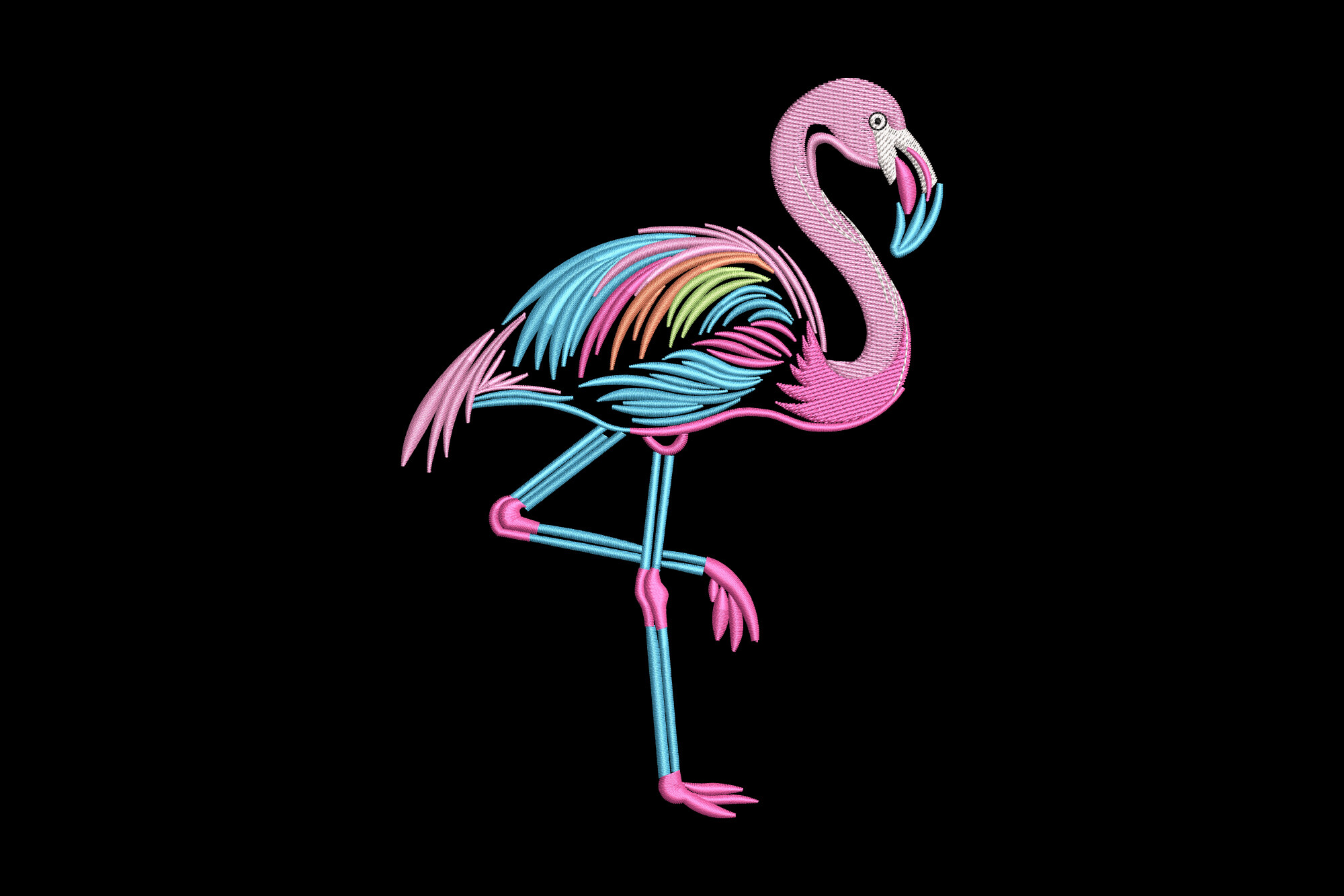 Colorful Flamingo