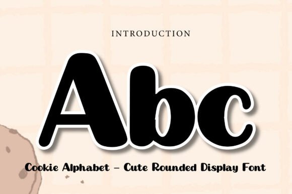 Cookie Alphabet Font PNG with transparent background - Preview 1