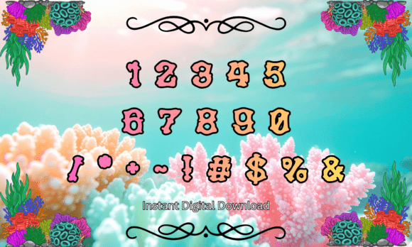 Coral Reef Font - Preview 3